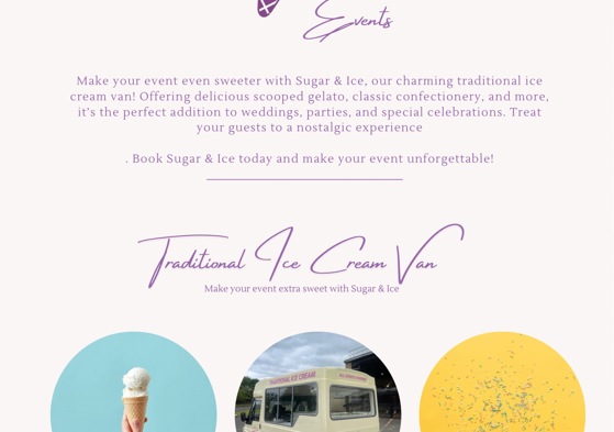 Traditional Ice Cream Van for Wedding Hire in Scotland